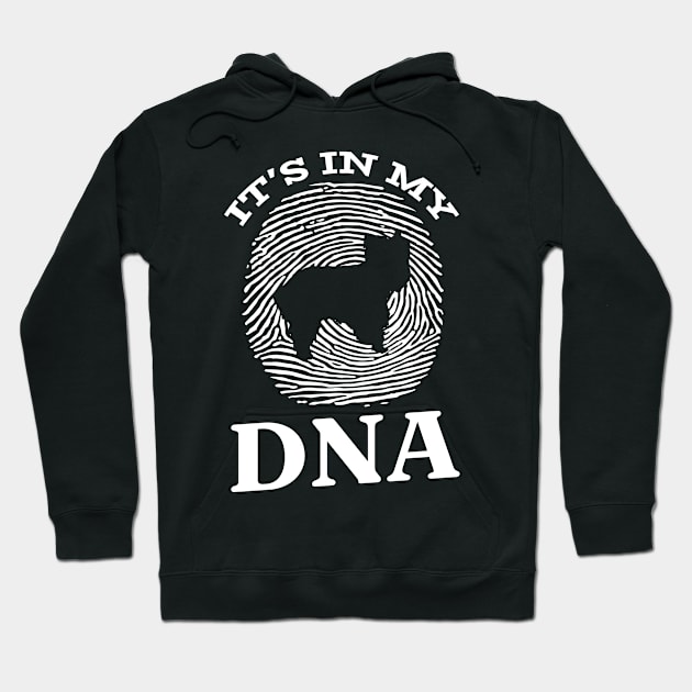 Yorkshire Terrier It`s In My DNA Fingerprint Hoodie by Shirtjaeger